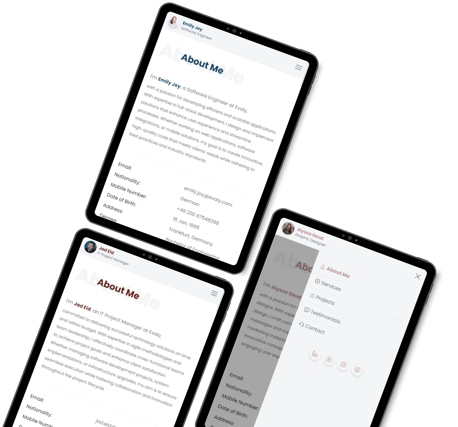 Portfolios and Simple Sites Service